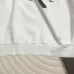 Dior Four‑Leaf Clover Embroidered Crewneck Sweatshirt, Black White #B67878