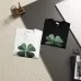 Dior Four‑Leaf Clover Embroidered Crewneck Sweatshirt, Black White #B67878