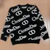 Dior Men All Over Christian Dior Logo Crewneck Sweater White, Black #B69142
