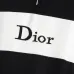 Dior Men Color Block Stripe Polo Knit Sweater Green, Black #B69144