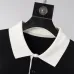 Dior Men Color Block Stripe Polo Knit Sweater Green, Black #B69144