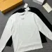 Dior Metal Tag Logo Crew‑Neck Long‑Sleeve Tee Black White #B67880