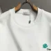 Dior Mini Four‑Leaf Clover Embroidered Crewneck Sweatshirt Black White #B67879