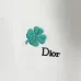 Dior Mini Four‑Leaf Clover Embroidered Crewneck Sweatshirt Black White #B67879