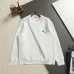 Dior Mini Four‑Leaf Clover Embroidered Crewneck Sweatshirt Black White #B67879