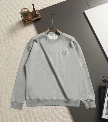 Dior Minimal CD Embroidery Crew Neck Sweatshirt Unisex Long Sleeve Pullover #B67239