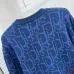 Dior Oblique Logo Jacquard Crewneck Short‑Sleeve Knit Top Black,Khaki,Blue #B68020