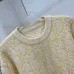 Dior Oblique Logo Jacquard Crewneck Short‑Sleeve Knit Top Black,Khaki,Blue #B68020