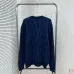 Dior Oblique Logo Jacquard Crewneck Short‑Sleeve Knit Top Black,Khaki,Blue #B68020