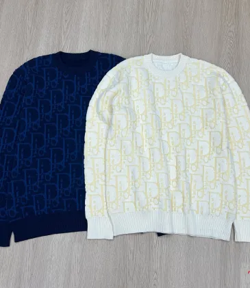 Dior Oblique Logo Jacquard Crewneck Short‑Sleeve Knit Top Black,Khaki,Blue #B68020