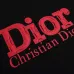 Dior Red Embossed Logo French Terry Crewneck Sweatshirt #B67451