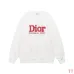 Dior Red Embossed Logo French Terry Crewneck Sweatshirt #B67451