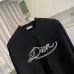 Dior Signature Script Logo Crewneck Sweatshirt, Black White #B67865