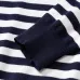 Dior Striped Crewneck Knit Sweater Black,Navy Blue #B68021