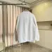 FENDI Crewneck Sweatshirt Mini Bear Embroidery Logo White, Black #B68604