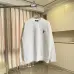 FENDI Crewneck Sweatshirt Mini Bear Embroidery Logo White, Black #B68604