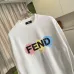 Fendi Colorful Logo Crew Neck Sweatshirt, White &amp; Black #B67866