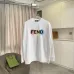 Fendi Colorful Logo Crew Neck Sweatshirt, White &amp; Black #B67866