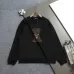 Fendi Men Puppy Embroidered Crew Neck Sweatshirt | Black &amp; White #B67969