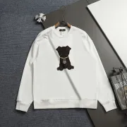 Fendi Men Puppy Embroidered Crew Neck Sweatshirt | Black &amp; White #B67969
