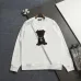 Fendi Men Puppy Embroidered Crew Neck Sweatshirt | Black &amp; White #B67969
