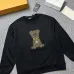 Fendi Puppy Dog Pattern Crewneck Sweatshirt Black White #B67881