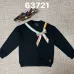 Fendi Ribbon Bow Print Crew‑Neck Sweatshirt, White, Black #B68049