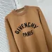 Givenchy Paris Letter Logo Crewneck Knit Sweater, Camel &amp; Black #B69199