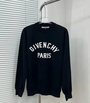 Givenchy Paris Letter Logo Crewneck Knit Sweater, Camel &amp; Black #B69199