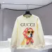 Gucci Bandana Dog Print Crewneck Sweatshirt, Cream #B67867