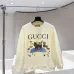 Gucci Black Cat Graphic Crewneck Sweatshirt, Cream #B67869