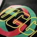 Gucci Black Sweatshirt With Vibrant Colorful Interlocking G Logo And Brand Lettering #A54419