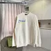 Gucci Blue‑Yellow Graffiti Logo Crew‑Neck Sweatshirt, Cream White, Black #B68051