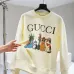 Gucci Cat Print Crew Neck Sweatshirt, Cream #B67868