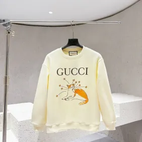 Brand G Cat Star Print Crew Neck Sweatshirt, Cream #B67872