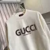 Gucci Classic Logo Crew Neck Sweatshirt, Cream &amp; Black #B67874