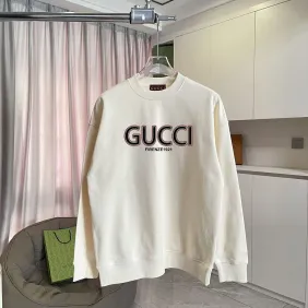 Brand G Classic Logo Crew Neck Sweatshirt, Cream &amp; Black #B67874