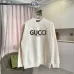 Gucci Classic Logo Crew Neck Sweatshirt, Cream &amp; Black #B67874