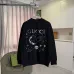 Gucci Cosmic Moon Star Graphic Crew‑Neck Sweatshirt, Cream White, Black #B68052
