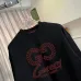 Gucci Crewneck Sweatshirt Interlocking GG Logo Print, Black, Cream White #B68579