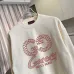 Gucci Crewneck Sweatshirt Interlocking GG Logo Print, Black, Cream White #B68579