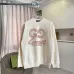 Gucci Crewneck Sweatshirt Interlocking GG Logo Print, Black, Cream White #B68579