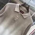 Gucci Ombre Polo-Collar Knit Sweater, Pink, Beige, Green #B67999