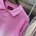 Gucci Ombre Polo-Collar Knit Sweater, Pink, Beige, Green #B67999
