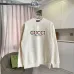 Gucci Vintage Colorful Logo Crew‑Neck Sweatshirt, Cream White, Black #B68050