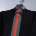 Gucci Web Stripe Crew-Neck Knit Sweater, Black, Navy Blue #B68007