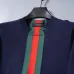 Gucci Web Stripe Crew-Neck Knit Sweater, Black, Navy Blue #B68007
