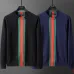 Gucci Web Stripe Crew-Neck Knit Sweater, Black, Navy Blue #B68007