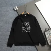 LOEWE 420g Anagram Logo Crewneck Sweatshirt White,Black #B68018