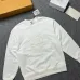 Loewe Anagram Embroidered Crewneck Sweatshirt, Black White #B67882